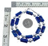 Lapis Sterling Silver Native American Bead Necklace JX127164